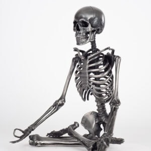 Lotus Pose Steel Skeleton
