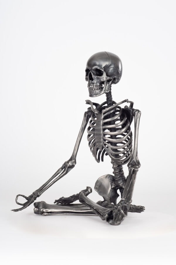 Lotus Pose Steel Skeleton