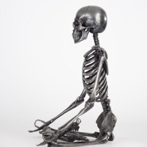 Lotus Pose Steel Skeleton
