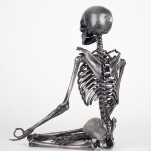 Lotus Pose Steel Skeleton