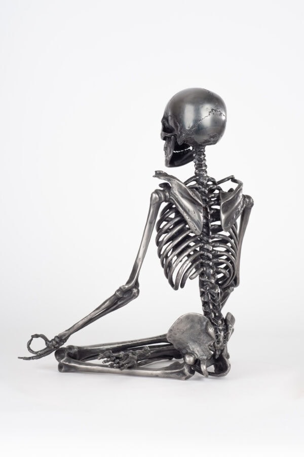 Lotus Pose Steel Skeleton