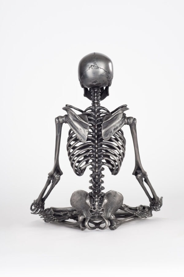 Lotus Pose Steel Skeleton