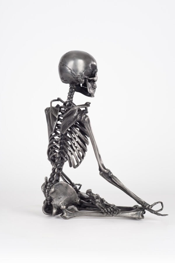 Lotus Pose Steel Skeleton