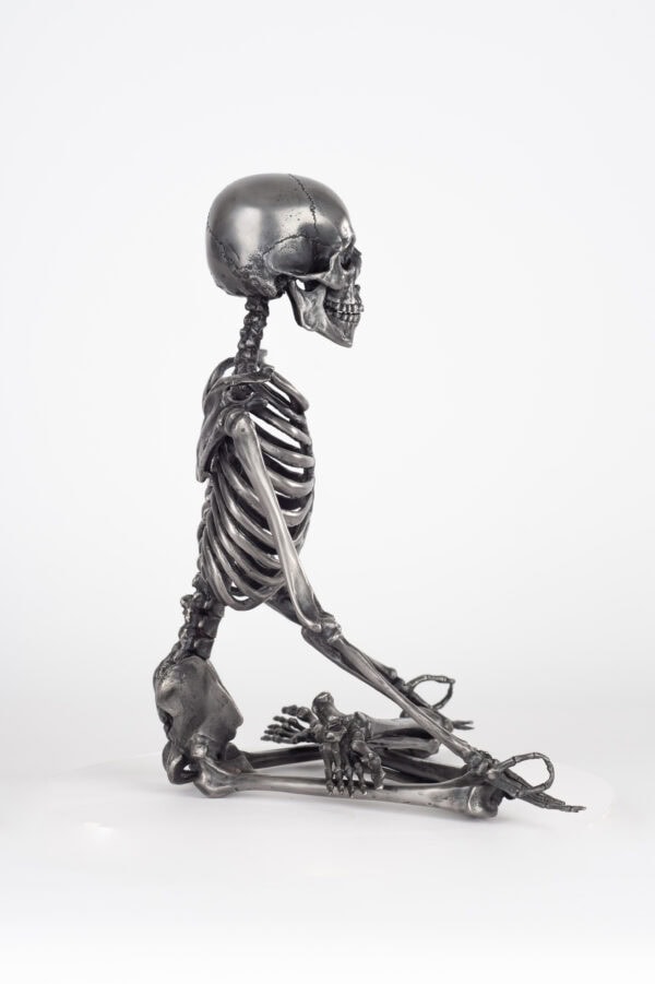 Lotus Pose Steel Skeleton