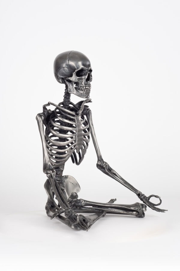 Lotus Pose Steel Skeleton