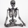 Lotus Pose Steel Yoga Skeleton