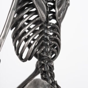 Lotus Pose Steel Skeleton