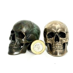 Bronze Skull - Quarter Size